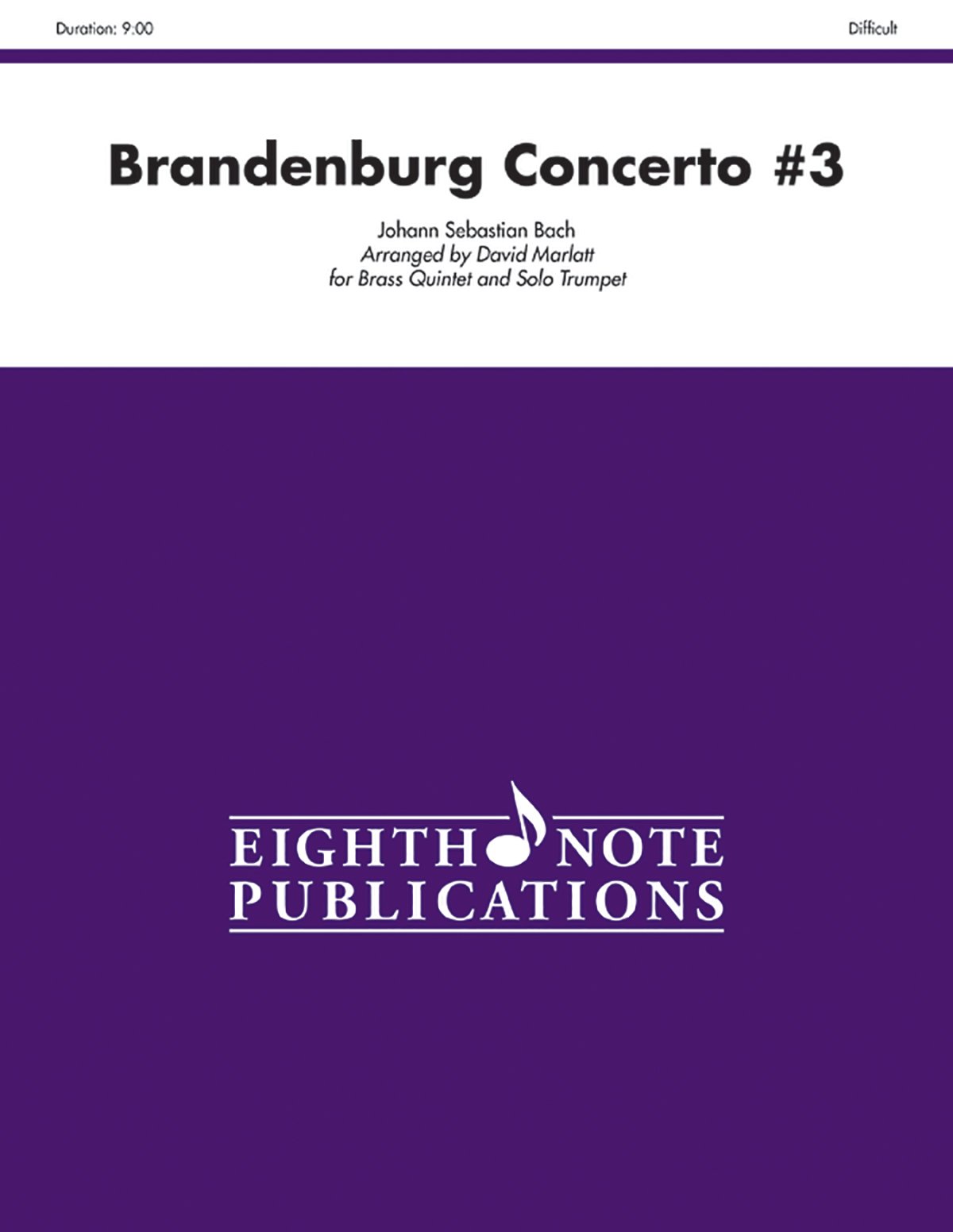 Brandenburg Concerto 3 score pour jouer Jean-Sébastien Bach en ensemble de cordes