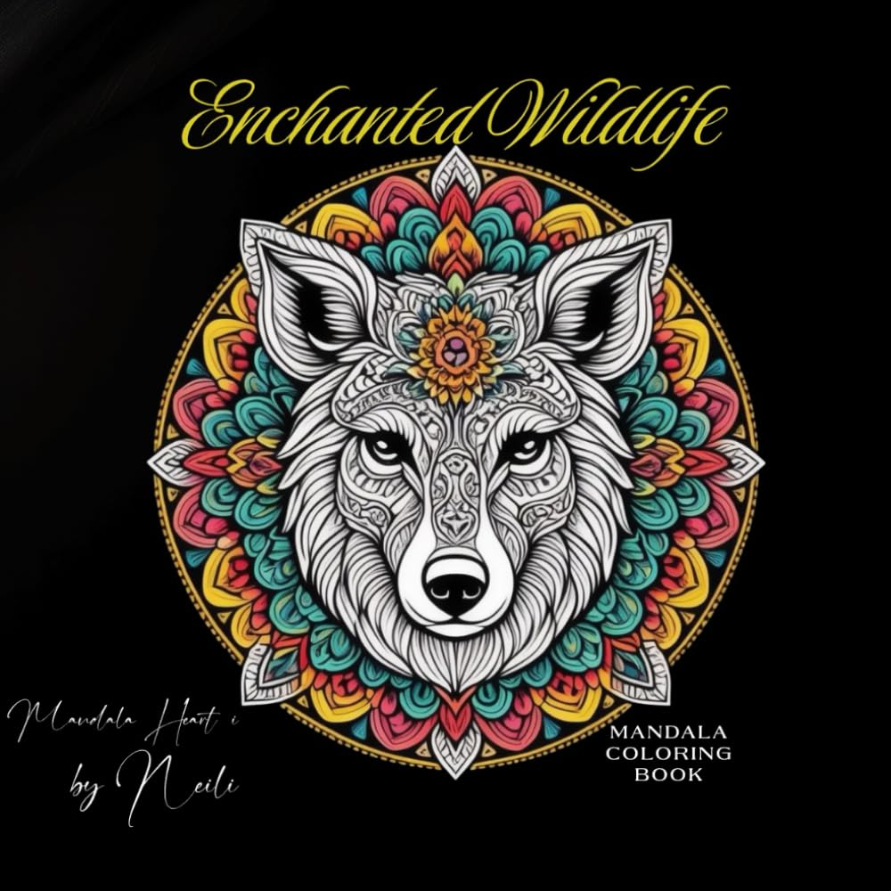 Enchanted Wildlife: Mandala Coloring Book