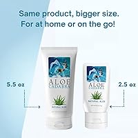 Vista 3 de Aloe Cadabra Lubricante Personal Natural a Base de Agua y Humectante Vaginal, Lubricante de Aloe Orgánico para Hombres, Mujeres y Parejas, Sin