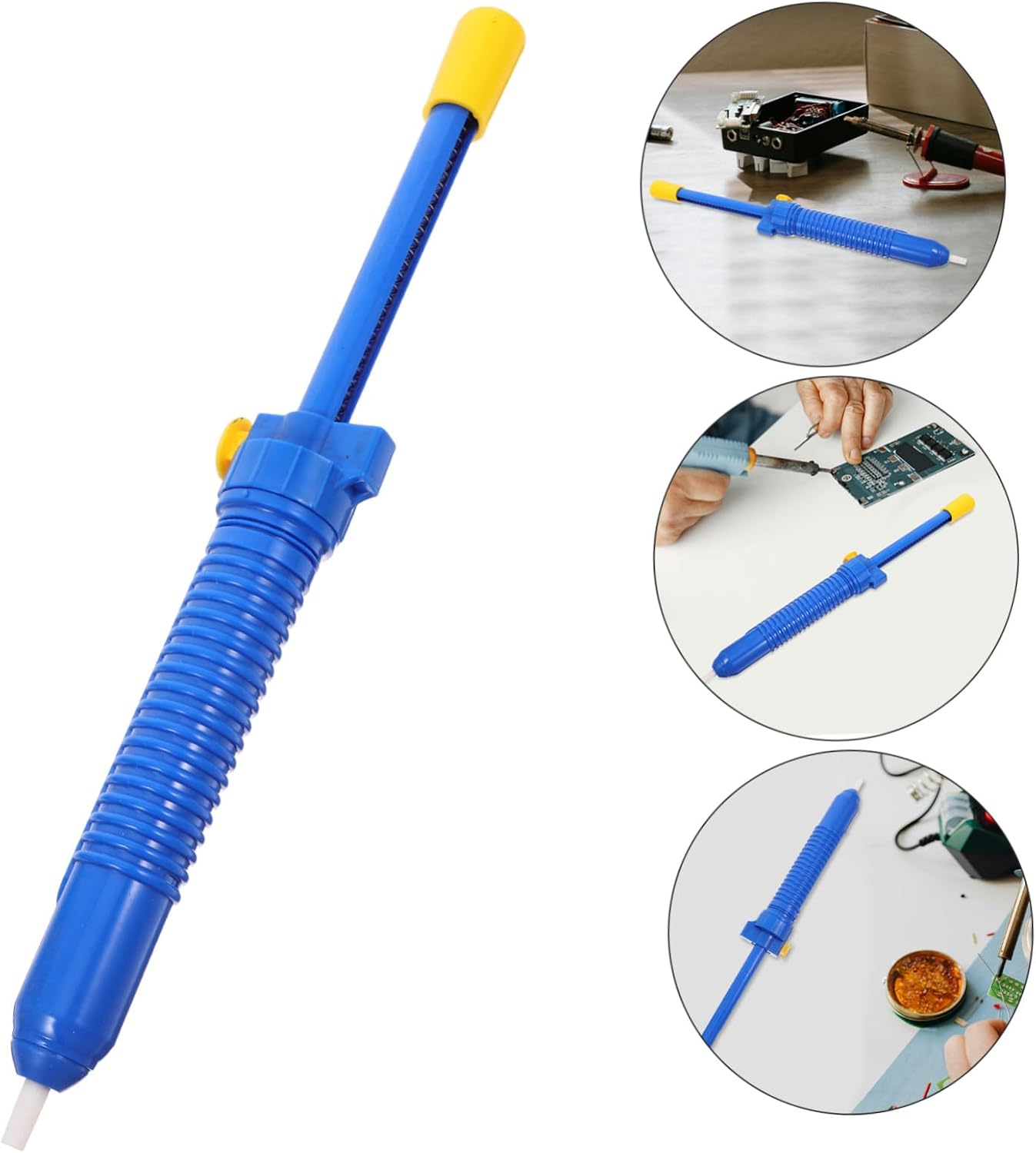 Solder Pump Desoldering Sucker Portable Soldering Tool Manual Solder Sucker for Soldering Welding Aid