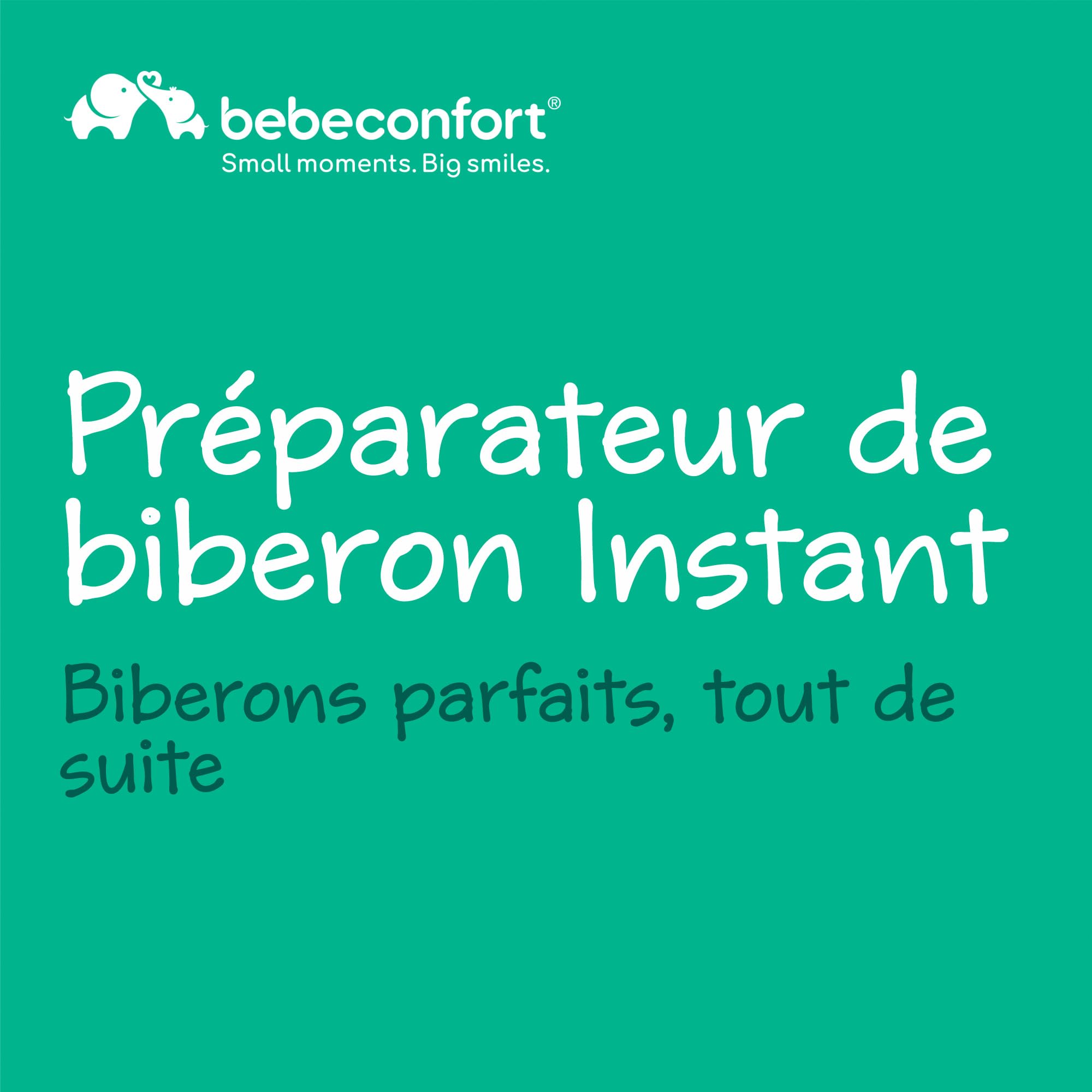 Bebeconfort Chauffe Biberon Instantané, Température Précise en Quelques Secondes, Chauffe Biberon Rapide et Silencieux, Distributeur D'eau Chaude (80 °C), Mémoire Intégrée, Autonettoyant