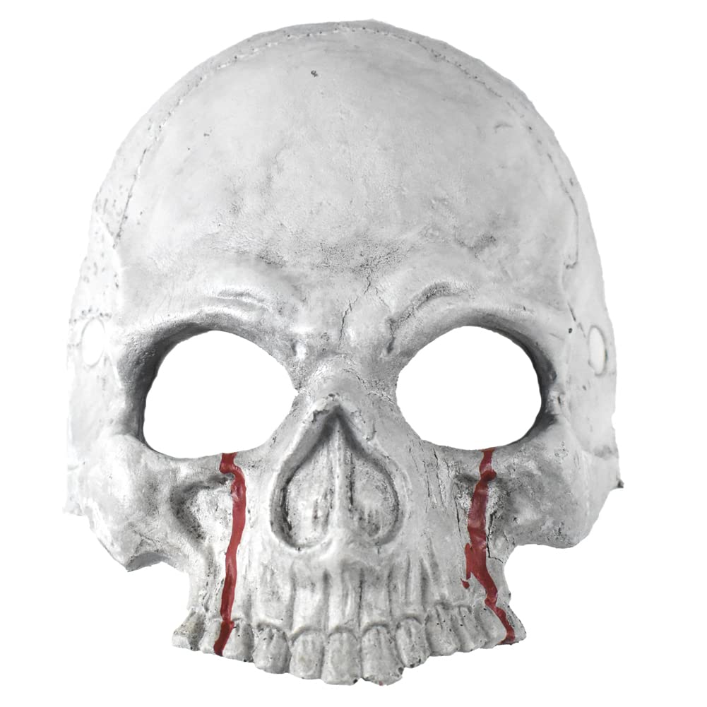 Piankowa czaszka maska na twarz Halloween kostium akcesoria