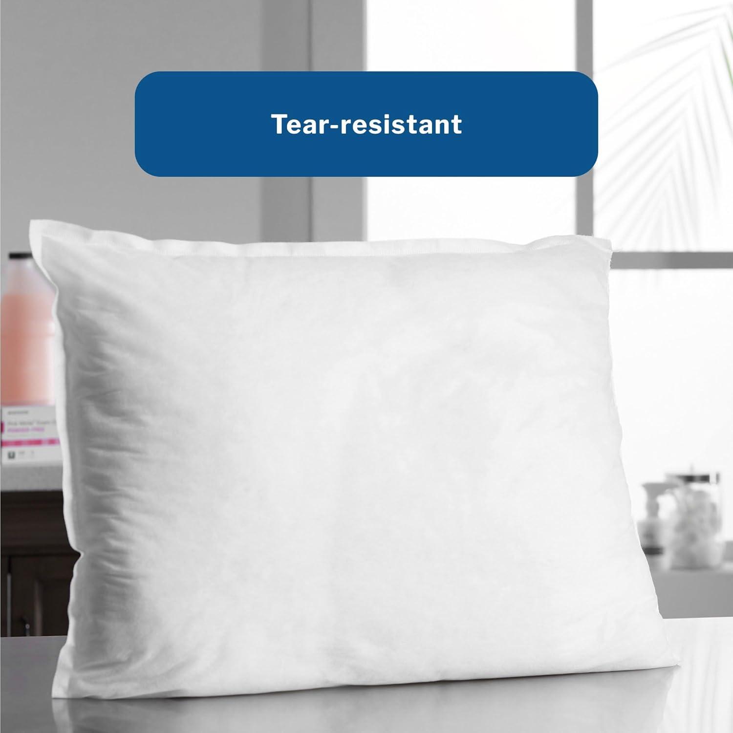 McKesson Pillowcases, Disposable, White, Fabricel Material, Standard Size, 21 in x 30 in, 100 Count