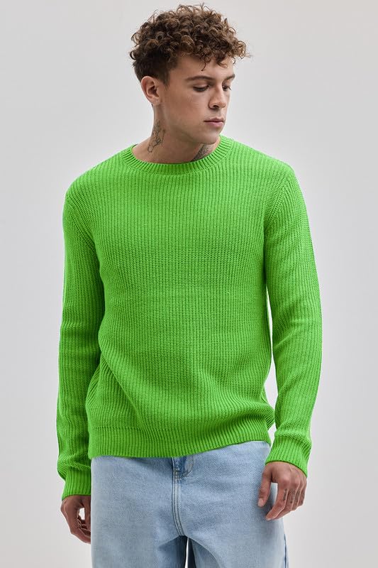 Image of SNITCH Black Fisherman Knit Sweater