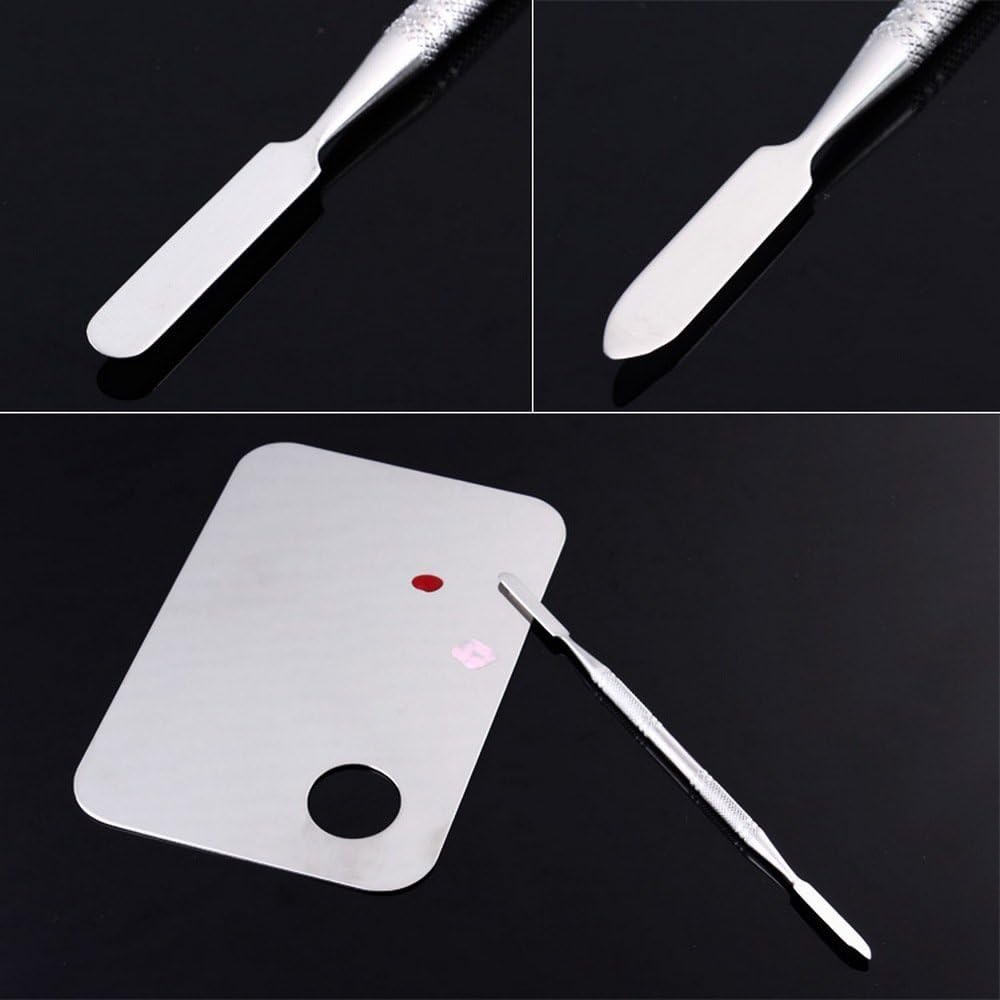 MyGal Nail Art Stainless Steel Cosmetic Makeup Palette Spatula Tool For Manicure