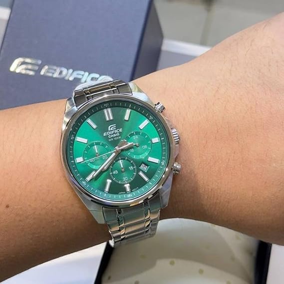 Casio EFV-650D-3AVUDF Kol Saati, Edifice, Analog, Gri, Erkek