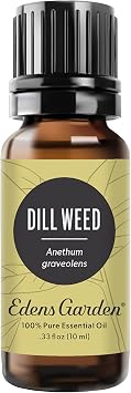Edens Garden Dill Weed Essential Oil- 100% Pure Premium Grade, Undiluted, Natural, Therapeutic, Aromatherapy, The Best for Diffuser, Skin, Humidifiers, Kid Safe 10 ml .33 fl oz
