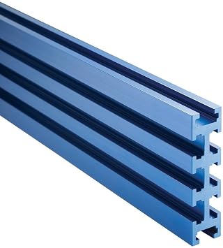 3 Multi Track 36 Universal T Track on Every Face to Create Custom Fences, Jigs, Fixtures - Aluminum Multi Track Fence - T Tracks Woodworking Accepts 1/4 T-bolts, 1/4 Hex Bolts, 5/16 T-bolts