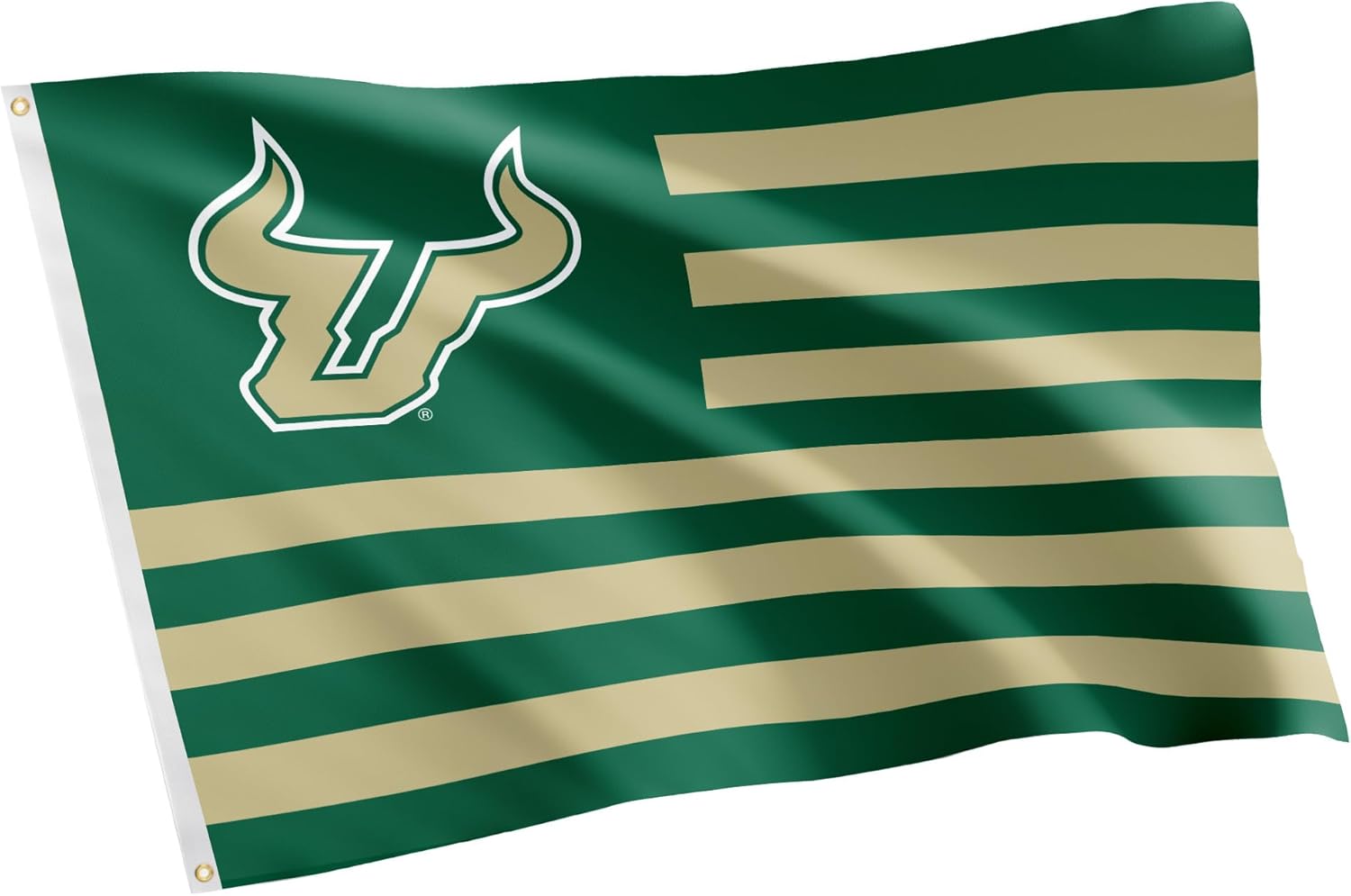 Desert Cactus University of South Florida USF Flag - 3 x 5 Feet Bulls Banner, Indoor/Outdoor Durable Fabric, 100% Polyester Design (Style Nation)