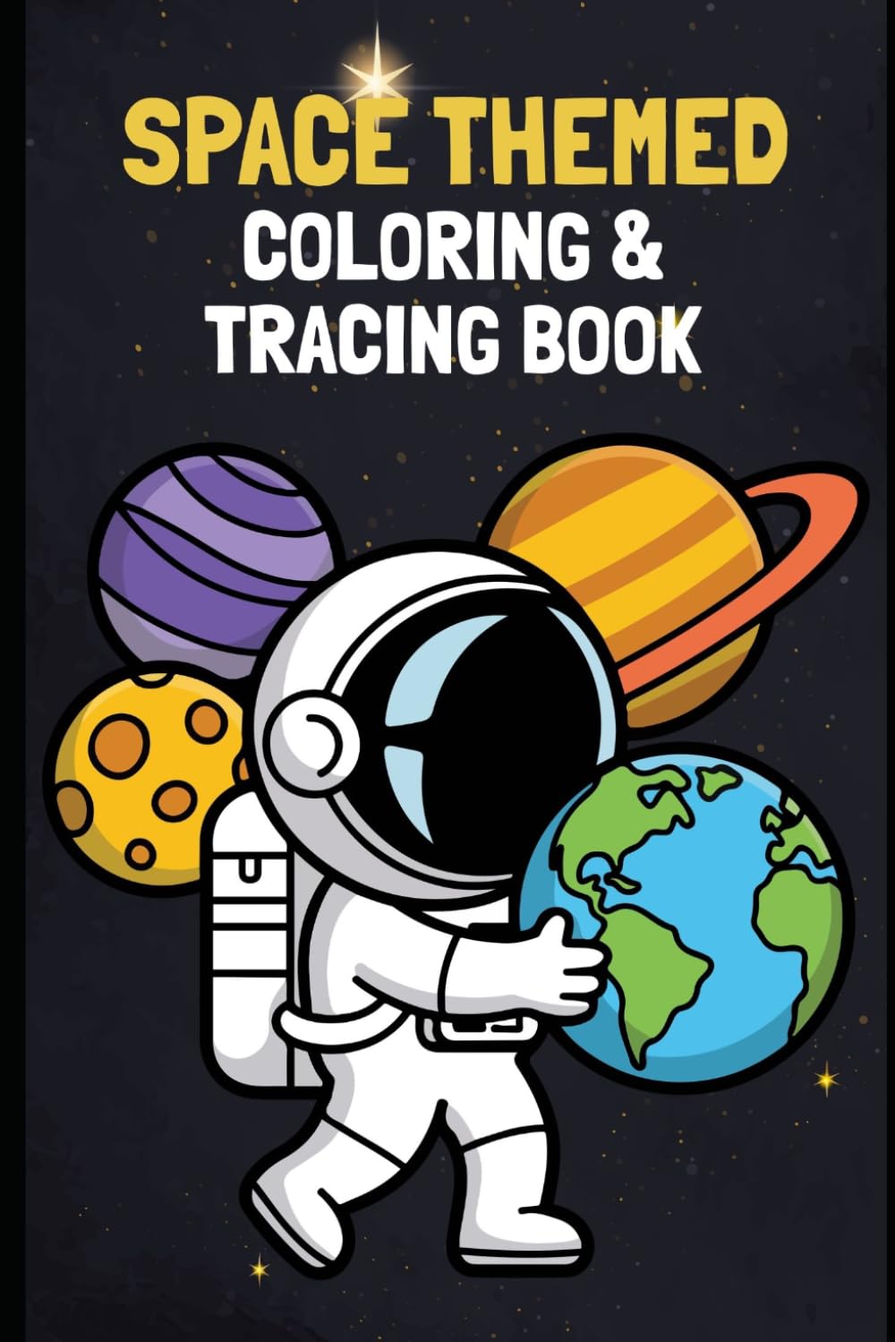 Space Themed Coloring Book