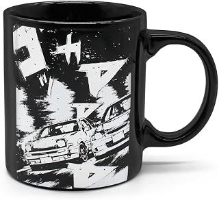 ヒートチェンジマグカップ 頭文字D イニシャルD ブラック AE86「ゴッカア」 マグカップ 色が変わる
