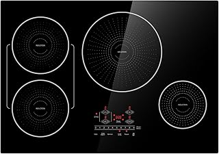 Premium 30-Inch 4-Burner Induction Cooktop with Bridge-SYNC and Booster Function
