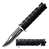 TAC Force TF-710 Series Liner Lock Assisted Opening Folding Knife, Two-Tone Half-Serrated Blade, 5-Inch Closed