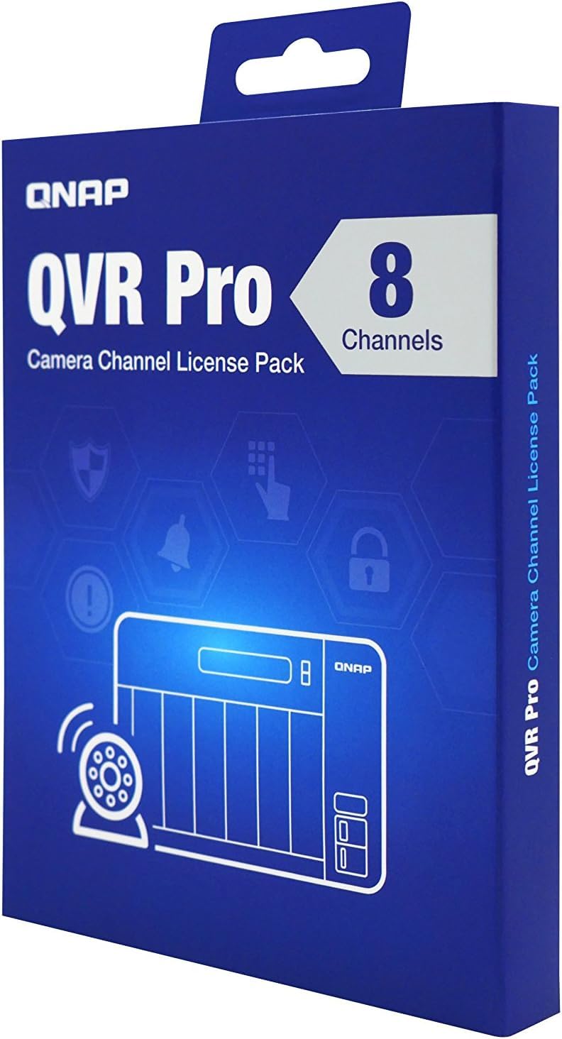 QNAP LIC-SW-QVRPRO-8CH Licence 8 canaux (QVR Pro Gold est requis)