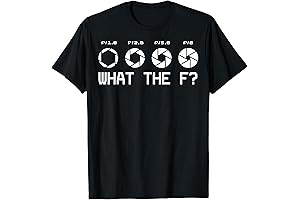 Funny Photography Camera F-Stop Lens What The F T Shirts