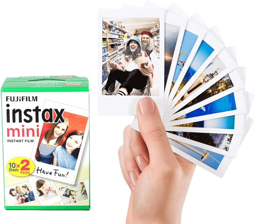 Fujifilm Instax Mini Instant Daylight Film ISO 800, 3 x Twin Packs, (60 Exposures)