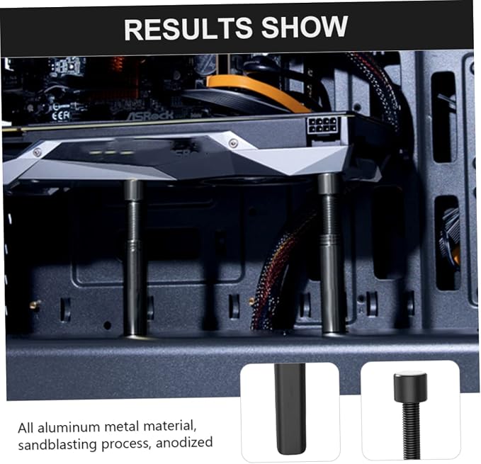 Soporte ajustable para GPU para gabinete de PC miniatura 9