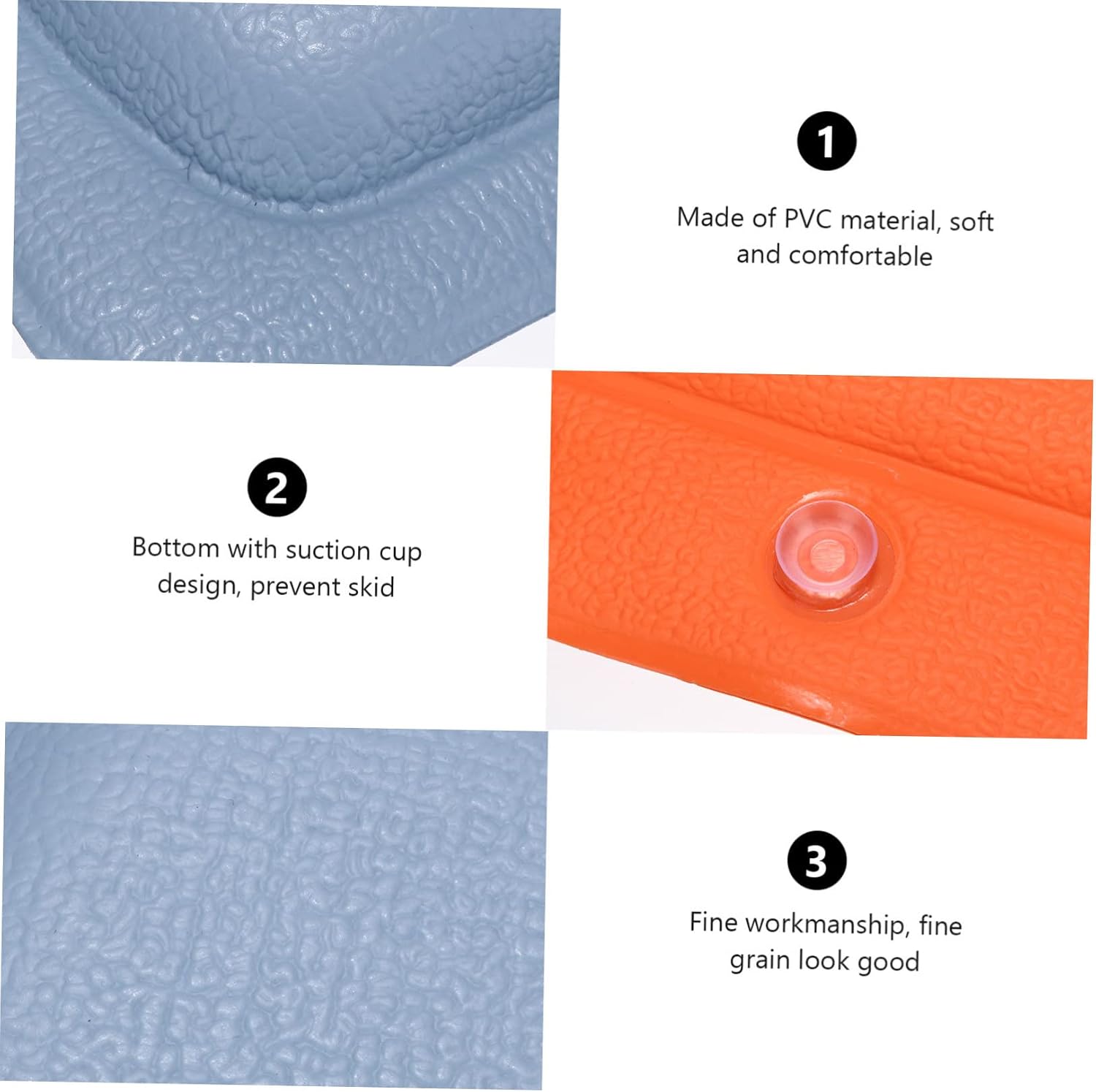 balacoo 4pcs Bathtub Support Pillows Bath Pillows for Neck Comfort Stylish Design Non-Deformation for Spa Relaxation Colors