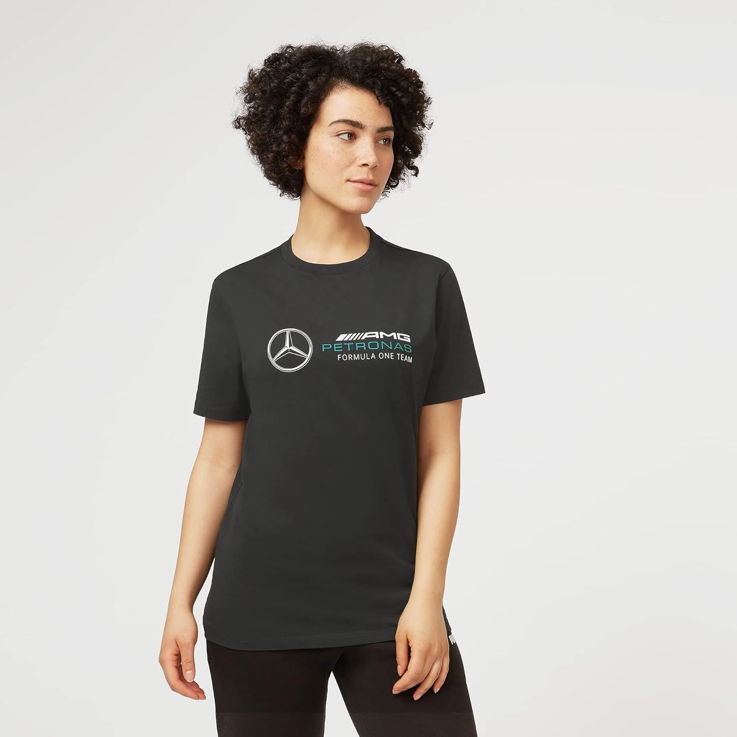 Mercedes AMG Petronas Formula One Team - Official Formula 1 Merchandise - Large Logo T-Shirt : Automotive