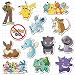 NEULEBEN Pokemons Decals Aufkleber für Laptop Skateboard Fahrrad