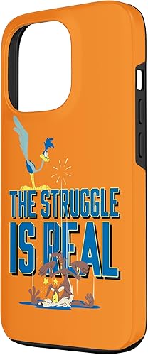 Vista 20 de Funda para iPhone 13 Looney Tunes Roadrunner la lucha es real