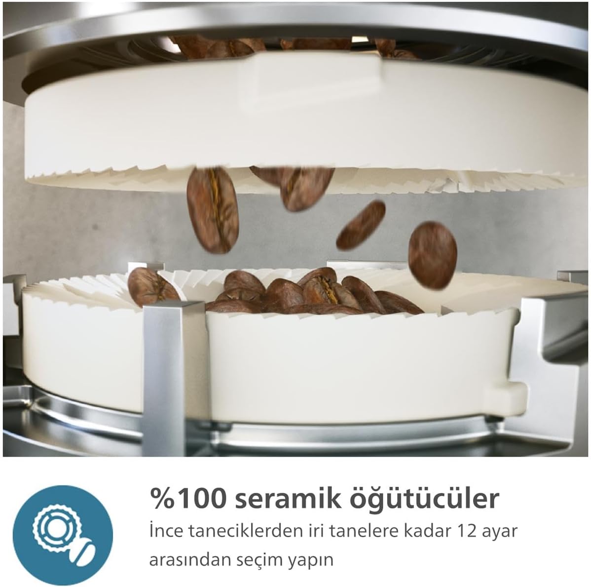 Philips 5500 Serisi LatteGo Tam Otomatik Espresso Makinesi 20 Sıcak ve Soğuk İçecek, Renkli Dokunmatik Ekran, Beyaz Roze Renk, QuickStart, SilentBrew Teknolojisi (EP5543/80)