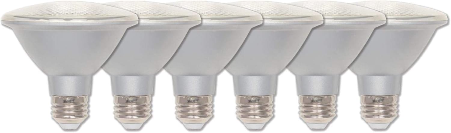 Westinghouse Lighting 5180020 10-Watt (75-Watt Equivalent) PAR30 Short Neck Flood Dimmable Bright White Indoor/Outdoor LED, Medium Base, 6-Pack