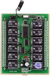 DC 12V 24V 12 CH 12CH RF Wireless Remote Control Switch System,315/433 MHz Receiver ONLY - (Voltage: 12V, Size: 433 MHz)