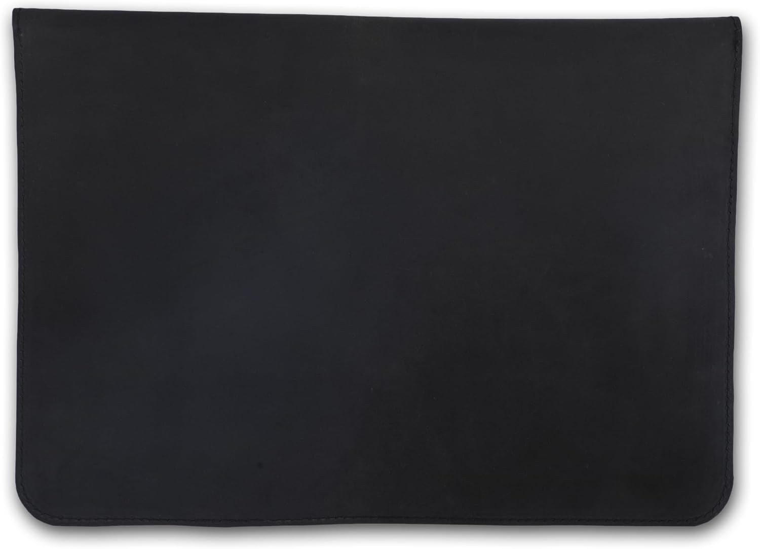 Leather Laptop Sleeve Compatible with MacBook Pro 13-13.3 Inch Notebook M3 M2 M1 Chip Pro Max 24-21 / MacBook Air 14, Laptop Bag Case with Pen Holder (Black)