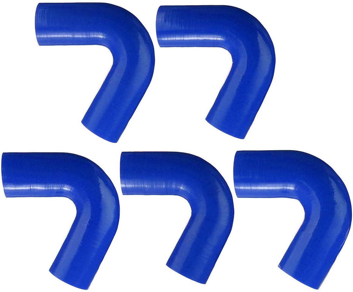 Lathe tools 51-63mm 120 Degree Blue Silicone Tube 150mm Length Silicone Vacuum Hose Tubing Turbo Coolant Tube (Color : 63mm)