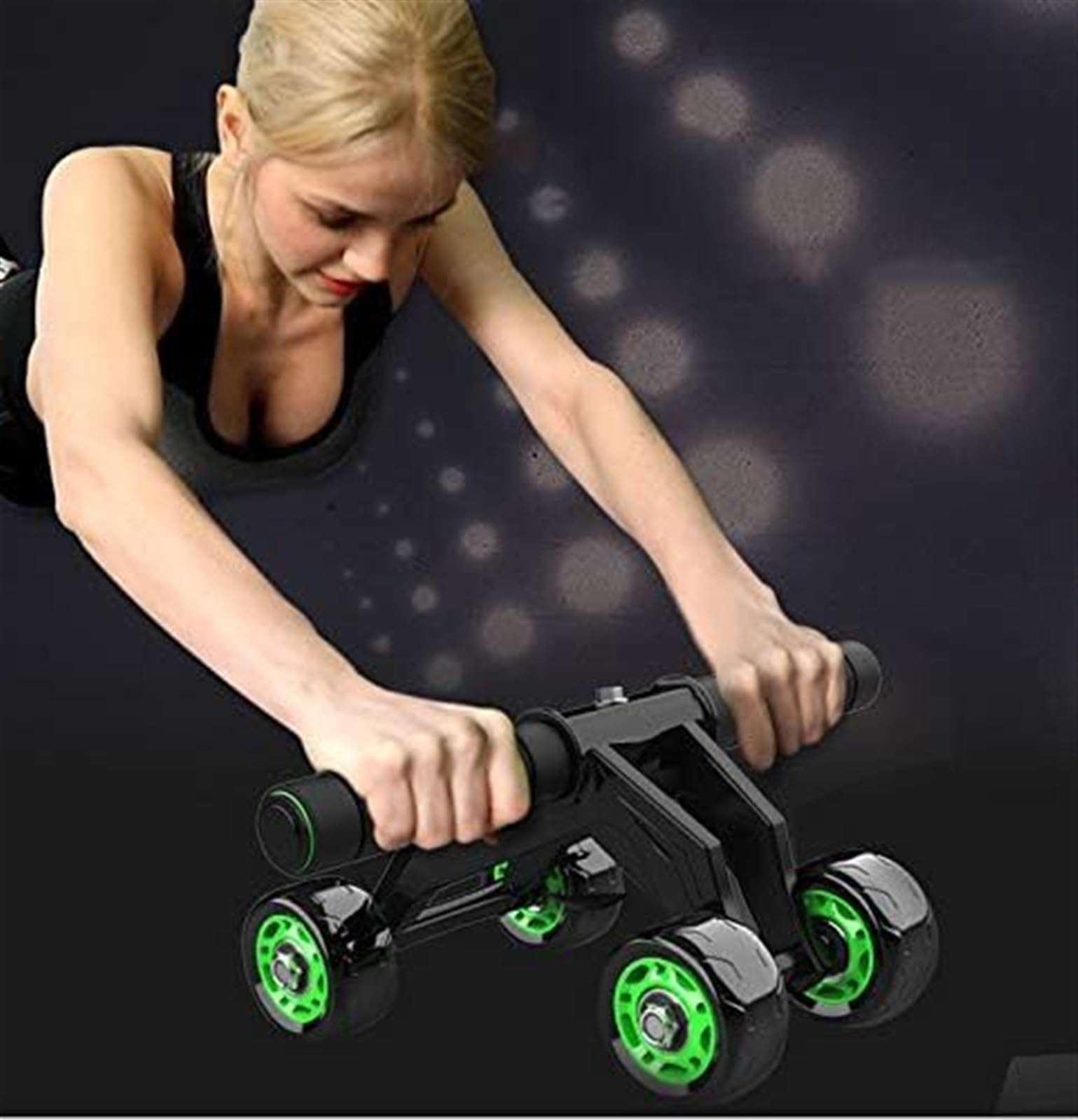 wałek do mięśni brzucha, Wielofunkcyjny zaawansowany sprzęt do ćwiczeń brzucha Core Four Wheel Abdominal