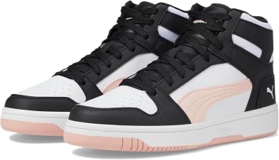 PUMA Rebound Layup Synthetic Leather Puma Black/Rose Dust/Puma White 11 B M