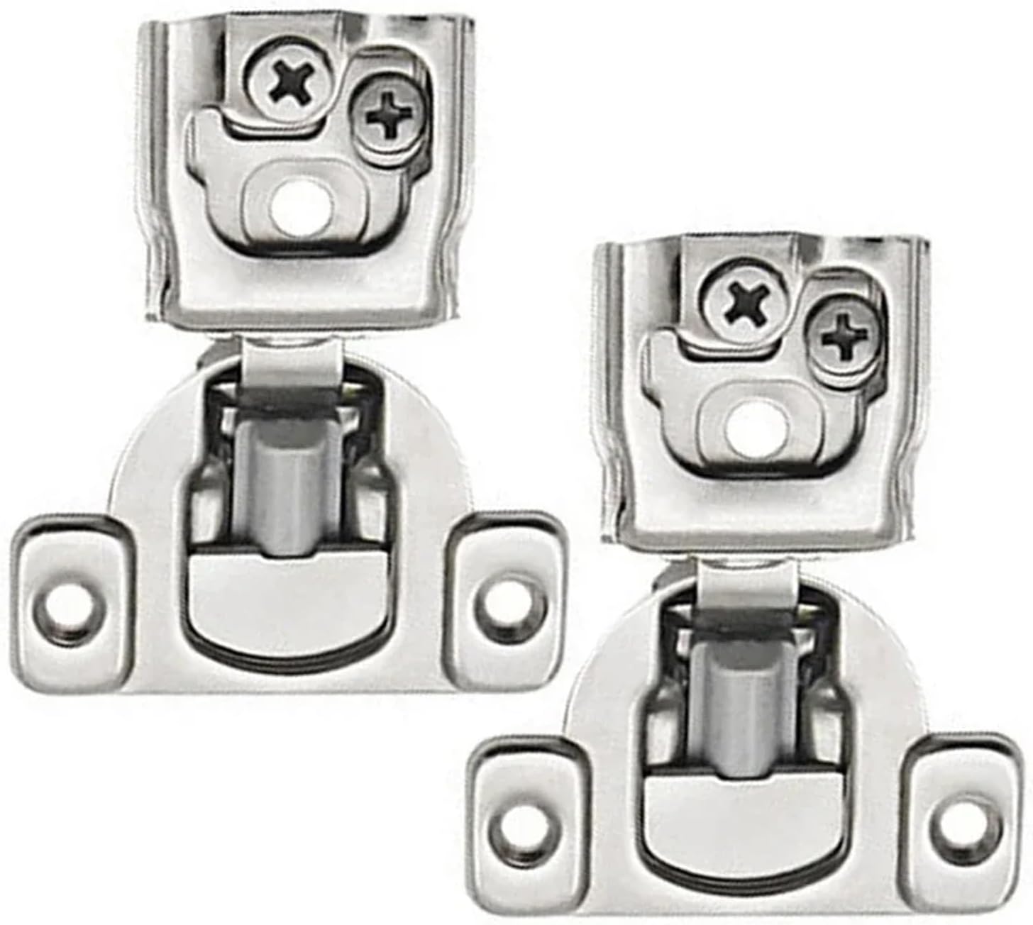 Face Frame Cabinet Doors Soft Closing Hinge Overlay Self Close Cabinets Concealed Hinges Door Damper 2Pcs ﻿(Size 3)