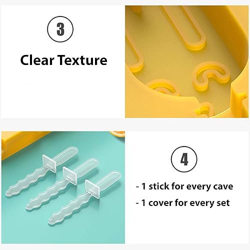 Miniatura 6 de Molde de paleta para gato, molde de dragón, molde para palitos de paletas, molde para cubitos de hielo, molde para bandeja de hielo