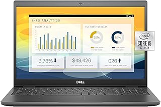 Dell Latitude 3000 3510 15.6 FHD 1080P Business Laptop (Intel Quad-Core i5-10210U (Beats i7-8565U), 16GB DDR4 RAM, 512GB SSD) Wi-Fi 6, Type-C (DisplayPort), HDMI, RJ-45, Windows 10 Pro (Renewed)