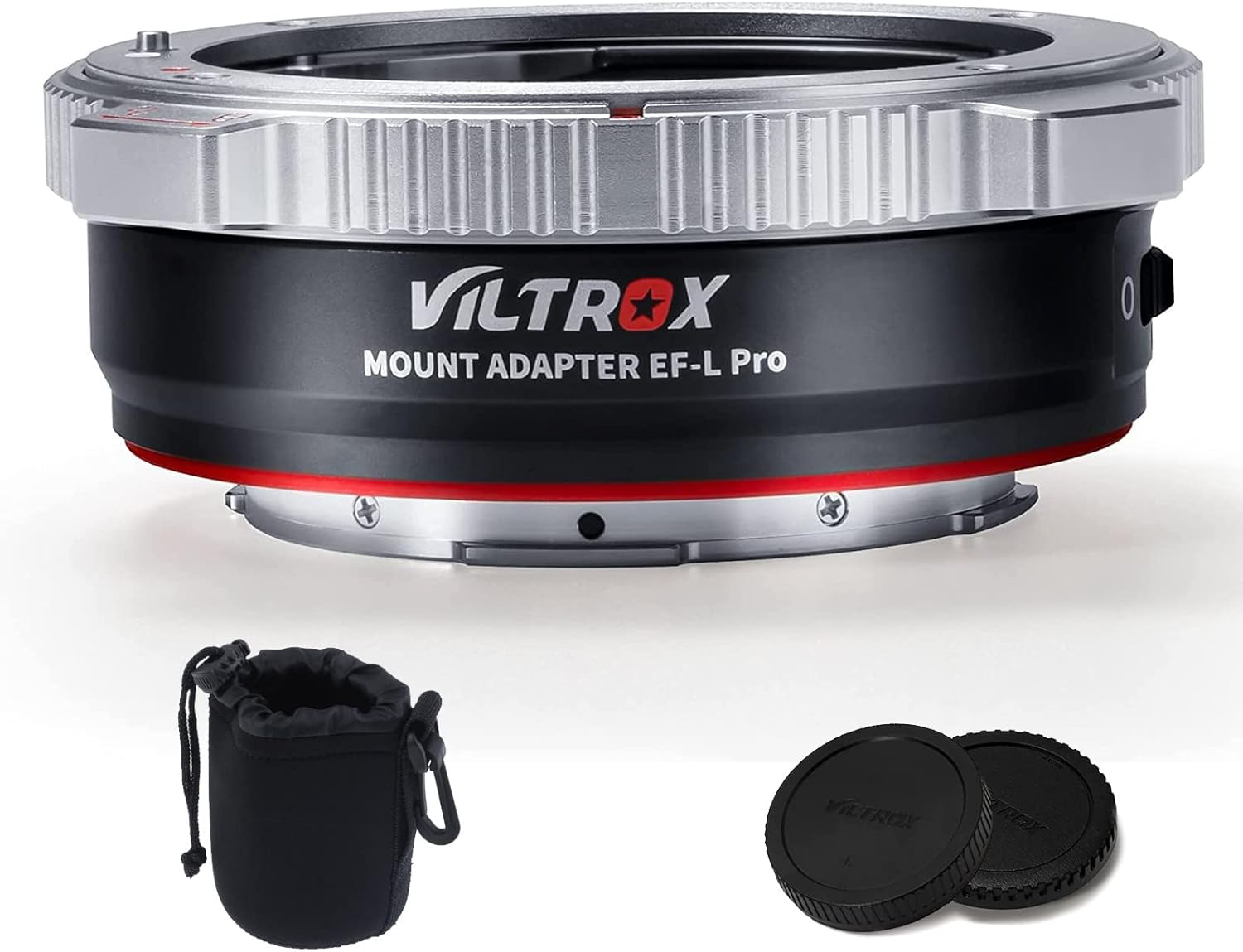 VILTROX EF-L Pro Auto Focus Lens Mount Adapter With Security Lock for Canon EF/EF-S to L Mount Camera - Compatible With Leica SL2, Lumix S1 S1H S5, Sigma fp L - Ideal for Large Lenses