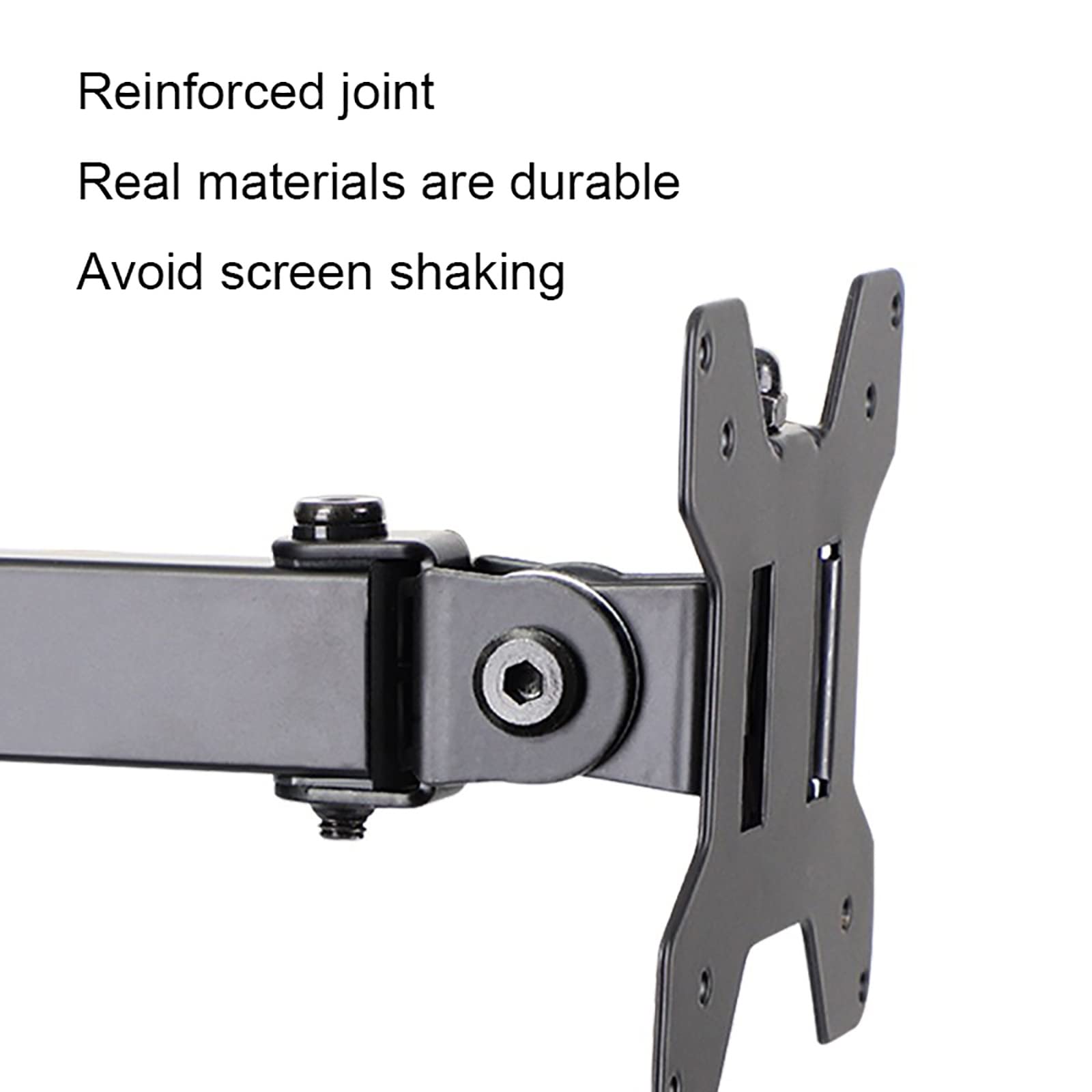 Supporto da Tavolo per TV, Supporto Doppio per Monitor da 10 A 27 Pollici, può Contenere 2 Schermi, Bracci Robusti Completamente Regolabili, Dimensioni Massime 100X100 Mm.