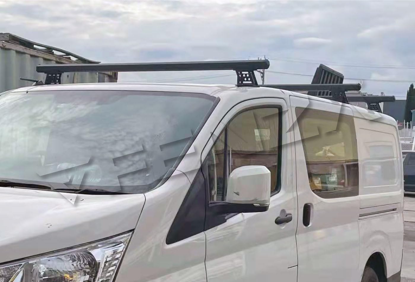 Cross Bars Set of 3 ROOF Cargo Compatible with Compatible with Toyota HIACE 19-25