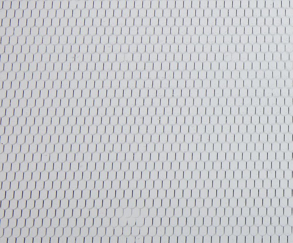 Faller 180733 Craft Plate Beaver Tail, White