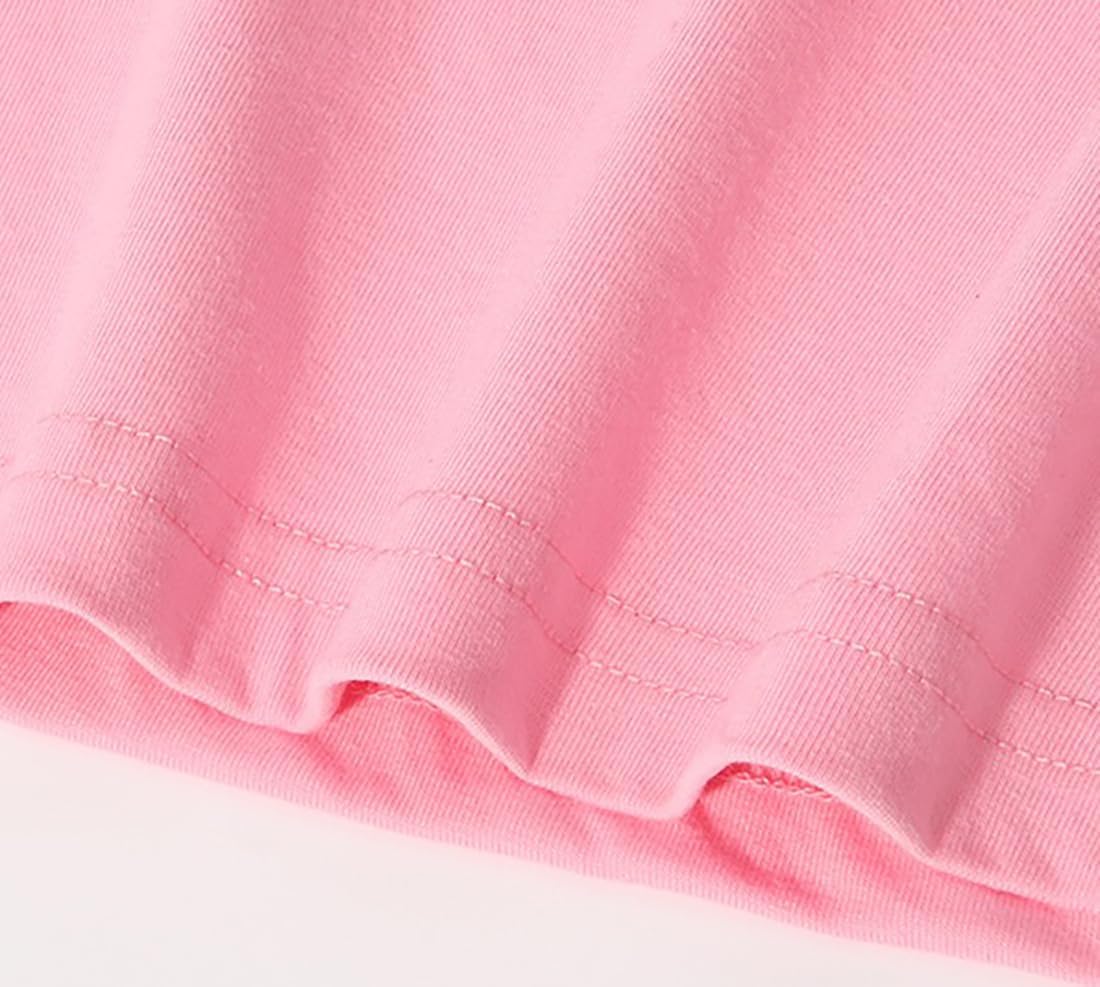 Boys Short Sleeve T-Shirt Kids Cotton Tops Summer Crewneck Shirts Basic Tees - Image 8