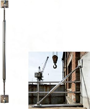 Adjustable Wall Brace,Adjustable 34"- 47",Wall Bracing,Concrete Form Support,Concrete Turnbuckle Form Aligner,Kick Brace for Concrete Forms,Ends Swivel 180 Degrees