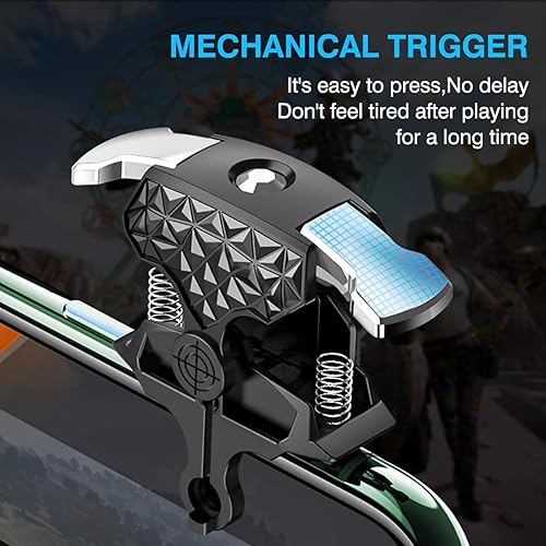 Miniatura 4 de Disparadores móviles de alta frecuencia 16 en 1 PUBG con ventilador de refrigeración, máximo 30 disparos por segundo, controlador PUBG con enfriador