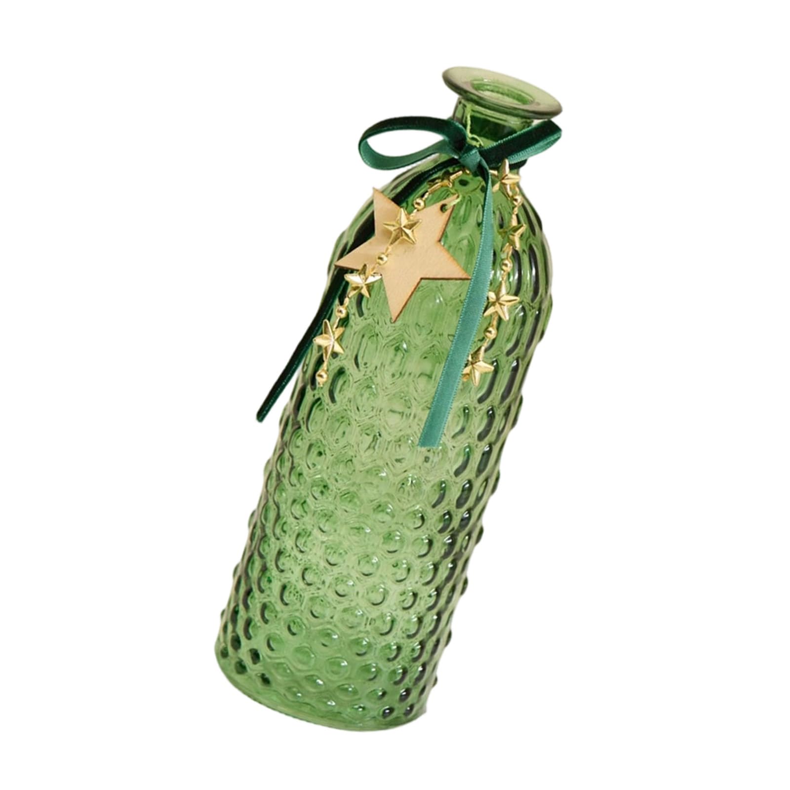 Vases en verre pour centre de table de mariage rustique