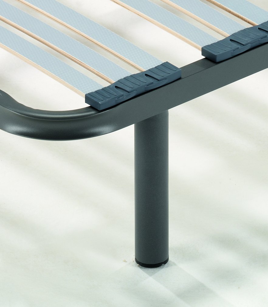 HOGAR24 ES Somier multiláminas con reguladores lumbares (5 Patas Incluidas)-Altura de Las Patas 25,5cm- 150x190cm