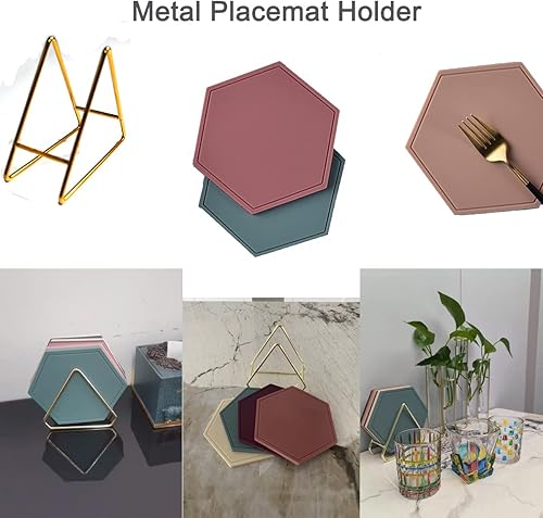 Miniatura 8 de Manteles individuales de silicona, manteles individuales para niños, impermeables, resistentes al calor, antideslizantes, anti-quemaduras, para mesa