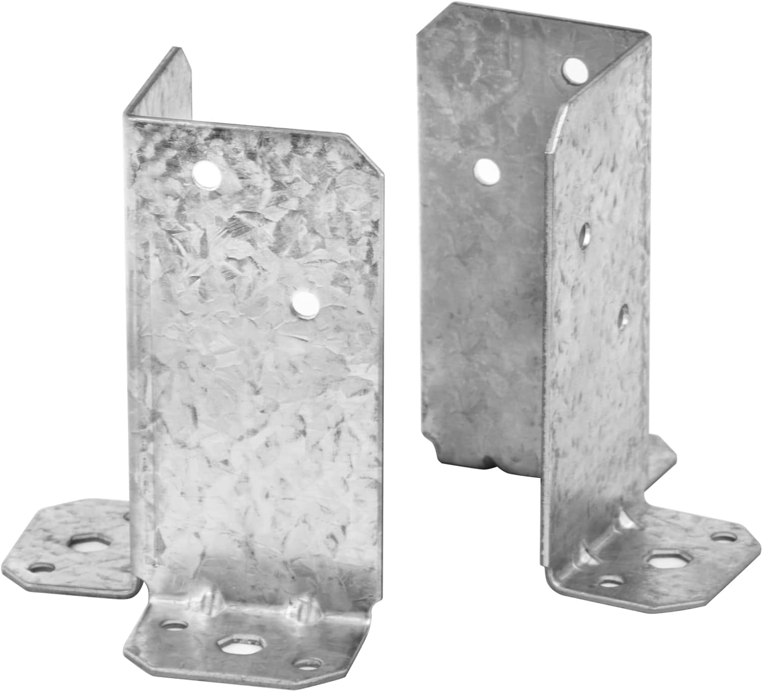 4 Pcs Post Anchor Base Bracket for 4x4,6x6,8x8 Post, Adjustable Split