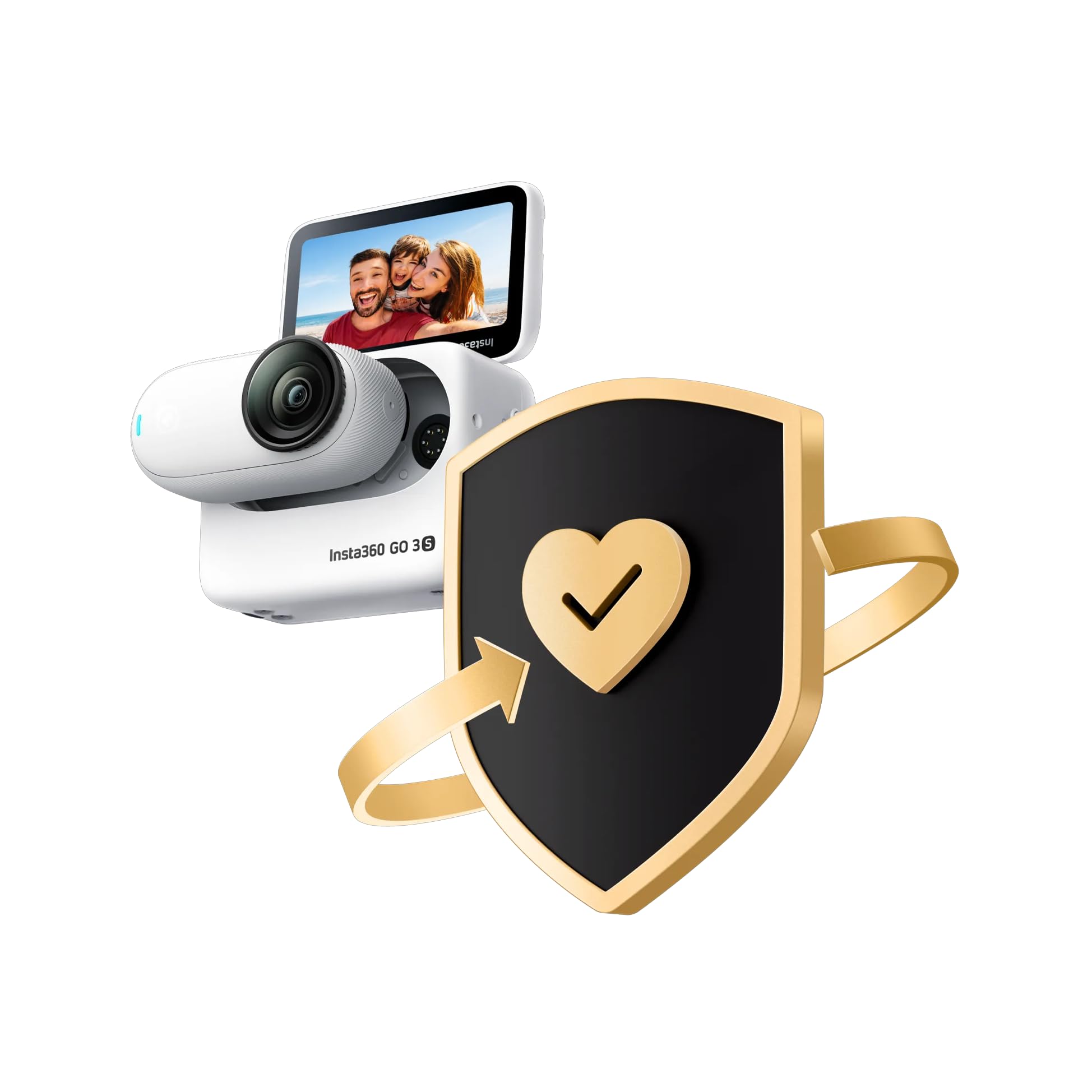 Insta360 GO 3S Standard Edition Arctic White 128GB + 2 Year FlexiCare