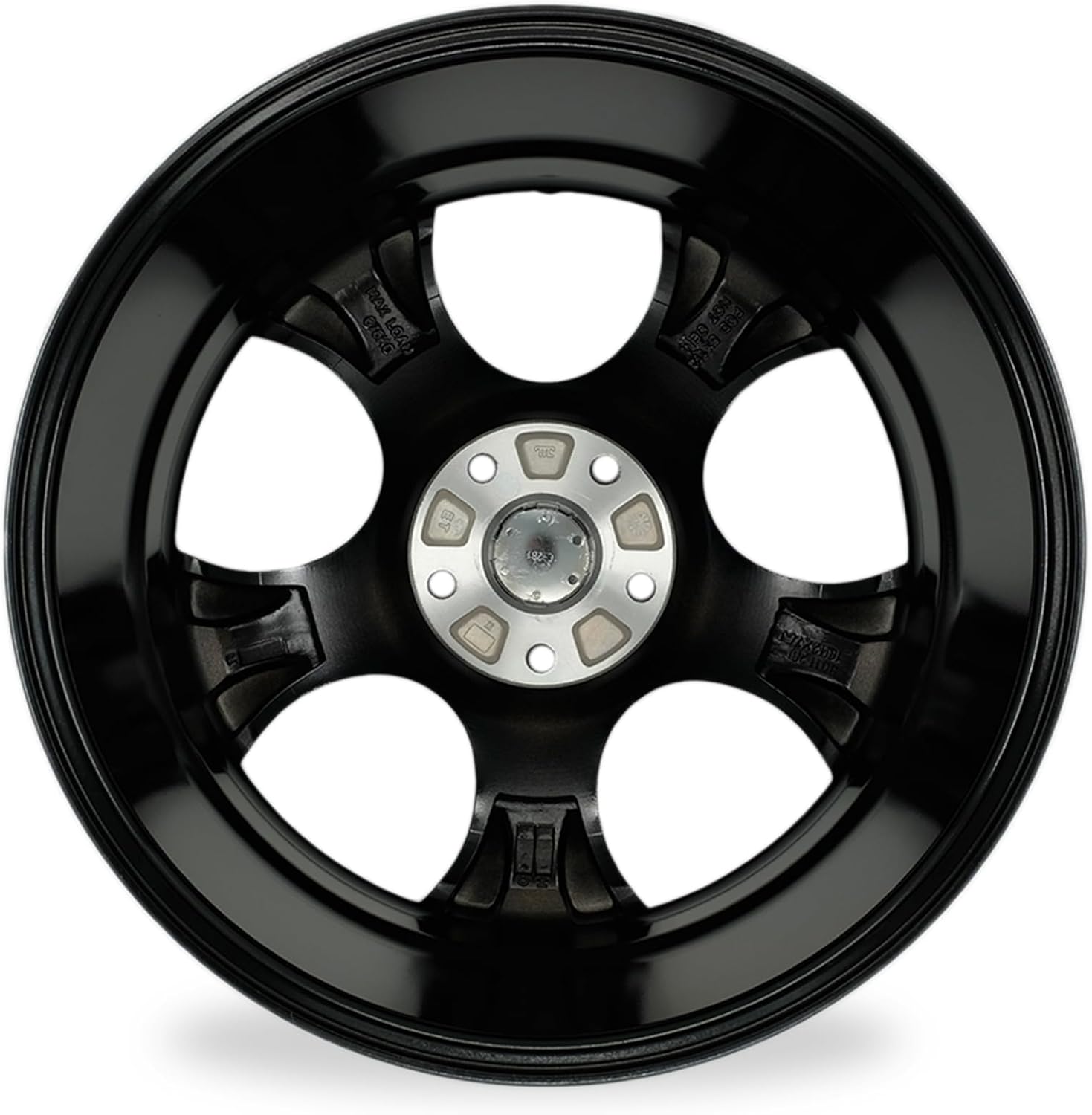 New Set of 18" 18x7.5 Inch Alloy Wheel for 2005–2014 Volkswagen Golf Jetta GTI | OEM Design Replacement Rim | Machined Black | Direct Fit – OE Stock Specs | 69822 69822A