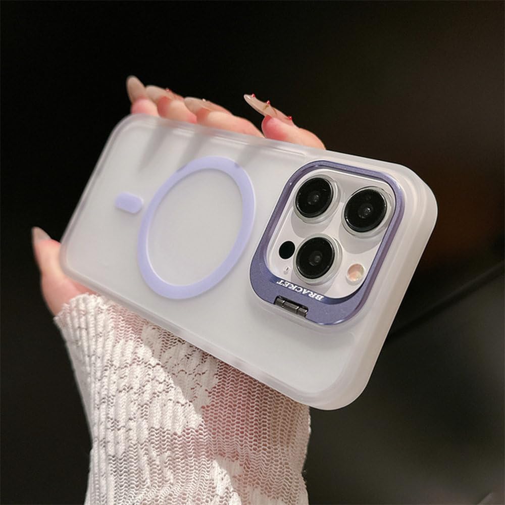 Coque iPhone 12 Pro housse protection charge sans fil violet clair - 8