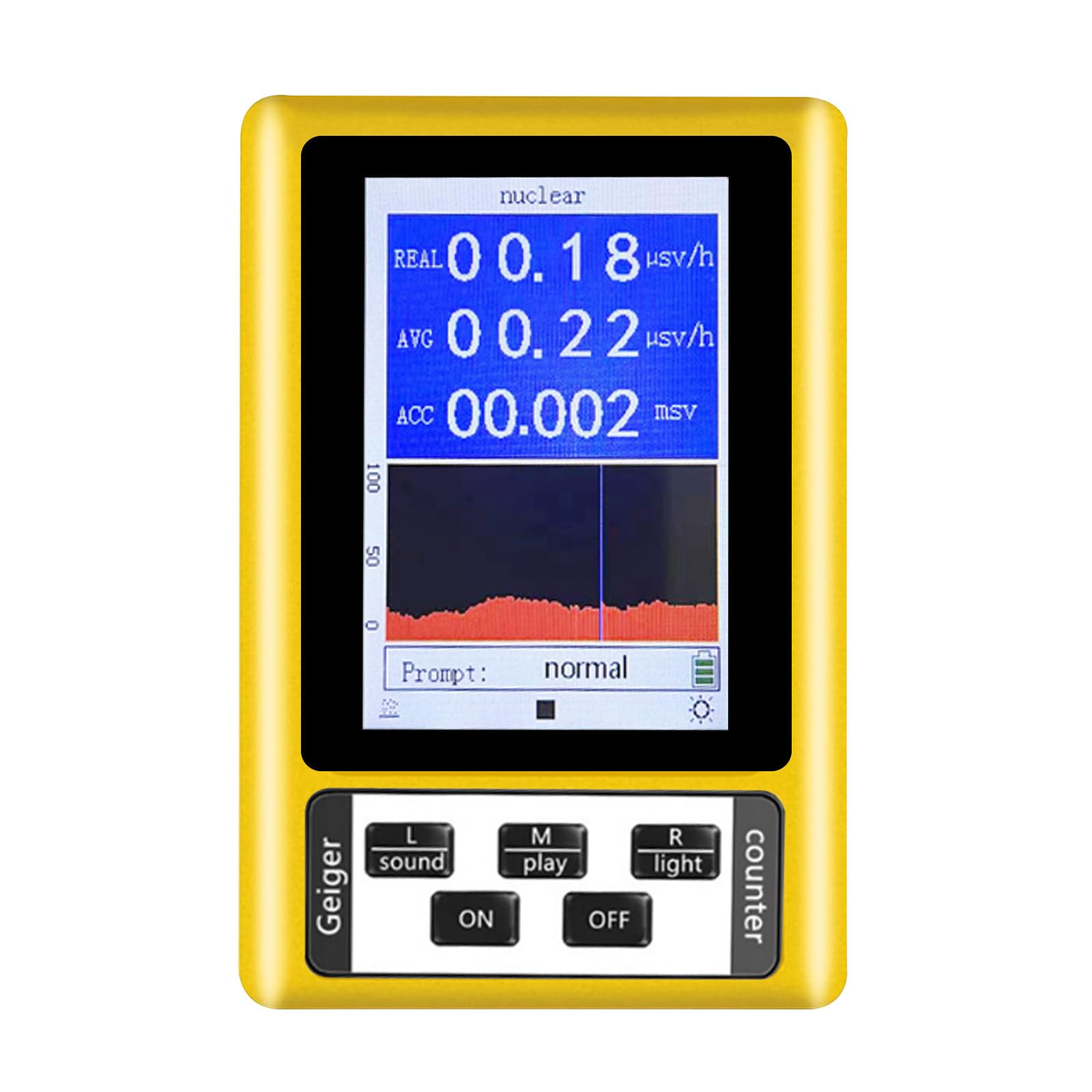 Geigerzähler Nuklearstrahlungsdetektor Elektromagnetische Strahlung Detektor Handgerät Tester